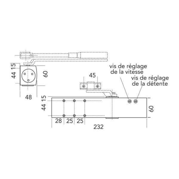 Ferme Porte Ts 2000 Nv Faille Industrie