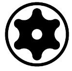 Empreinte TORX percé