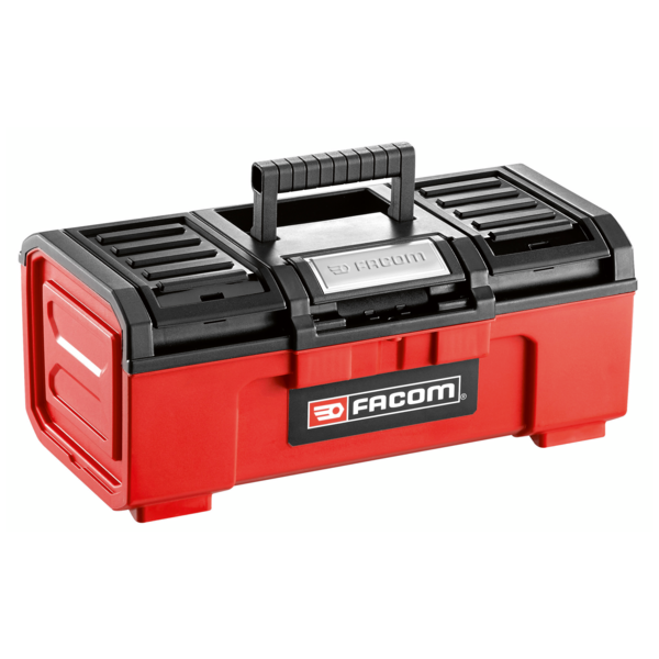 Boite a outils plastique a fermeture automatique