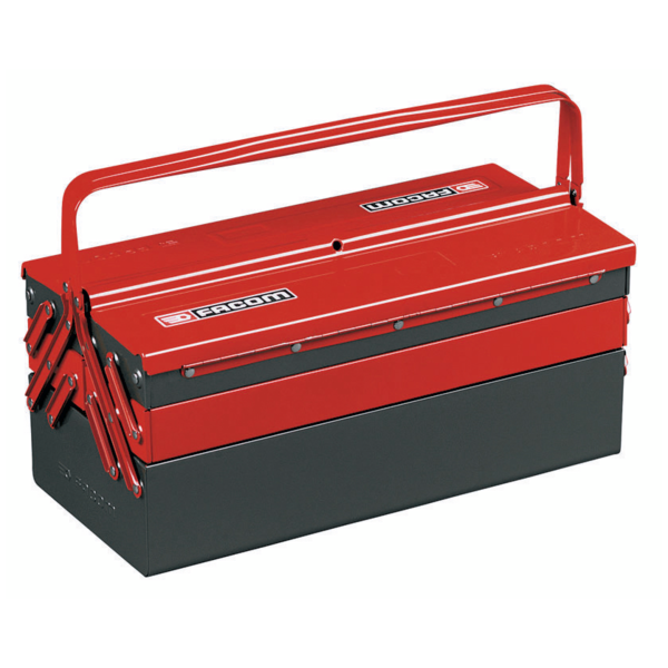 Boite a outils acier 5 compartiments