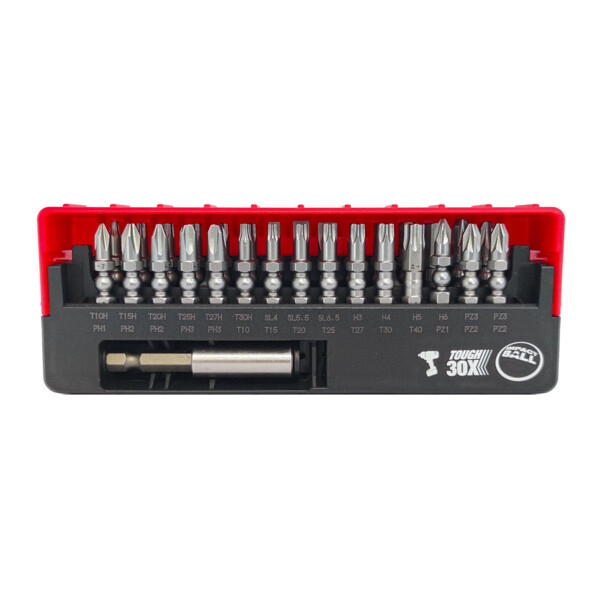 Embout de vissage impact ball sl/ph/pz/hex/tx/tt + porte-embout (etui de 31)