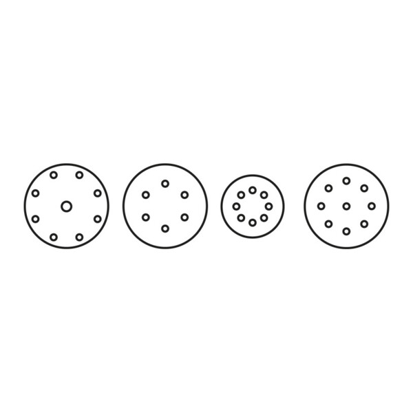 Abrasif disque auto-agrippant 125mm- 150mm