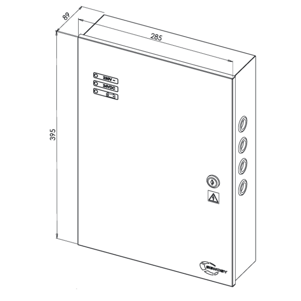 Alimentation en coffret 3 leds