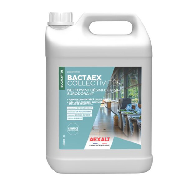 Bactaex collectivites - nettoyant desinfectant surodorant - 5l