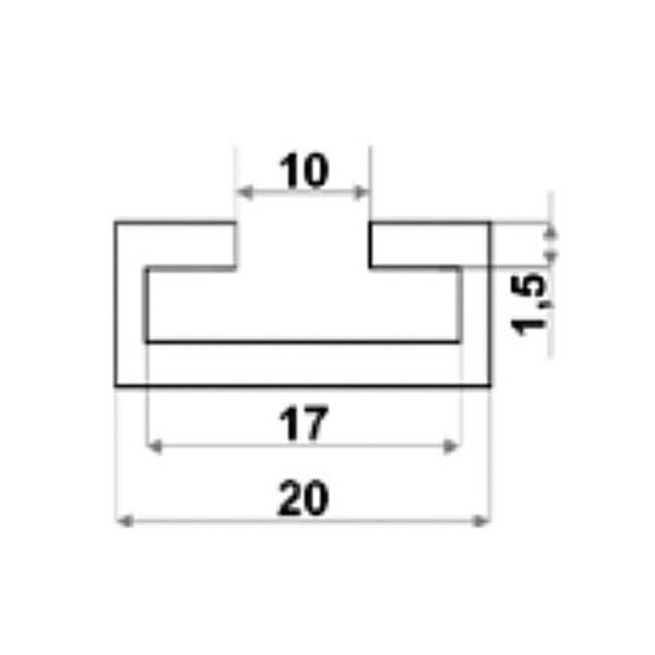 Baguette protection pour pvc