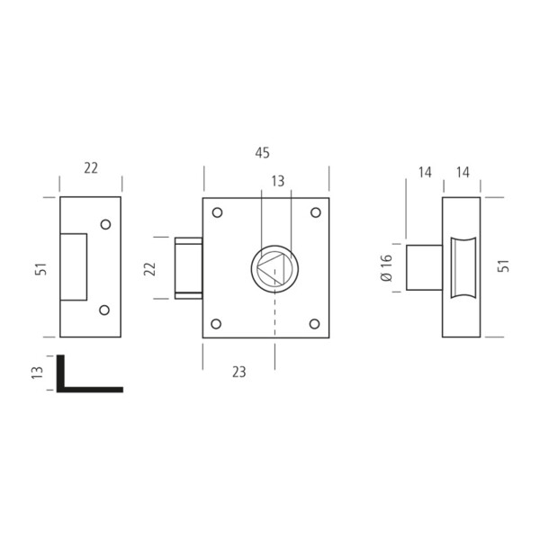 Batteuse en applique edf