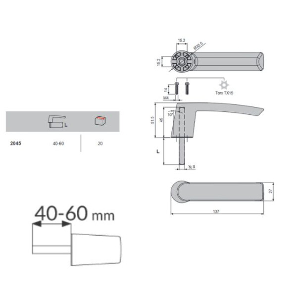 Béquille teti simple