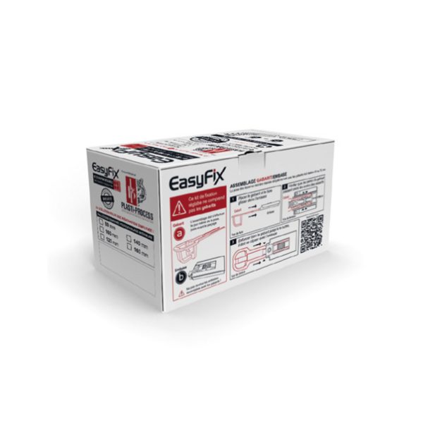Boite 10 kits de fixation easyfix