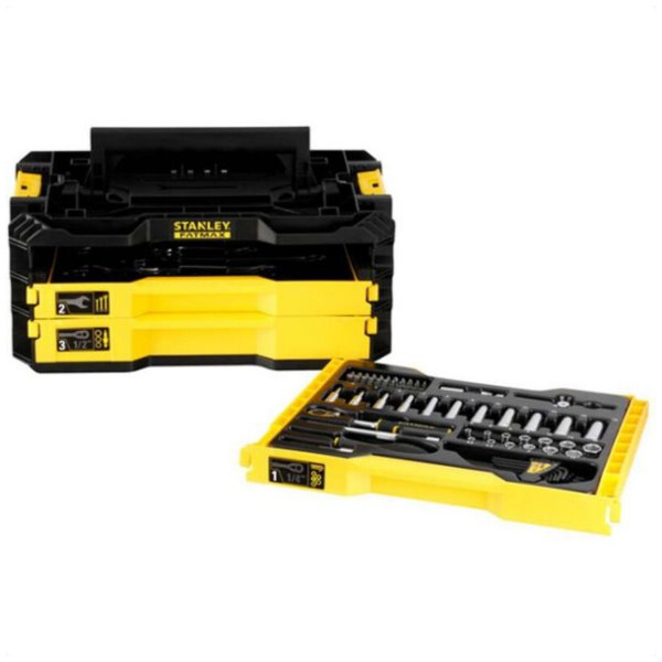 Boite 3 tiroirs outillée pro-stack™ – 126 pcs