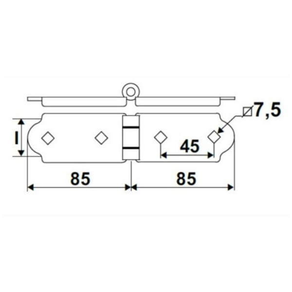 Charniere pour penture