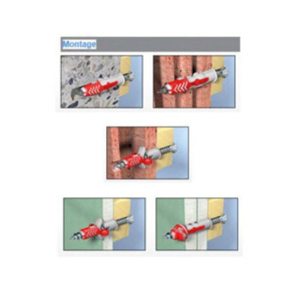 Cheville polyvalente duopower