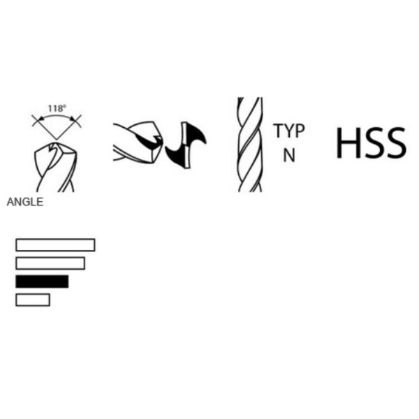 Coffret 25 forets hss pro1-13