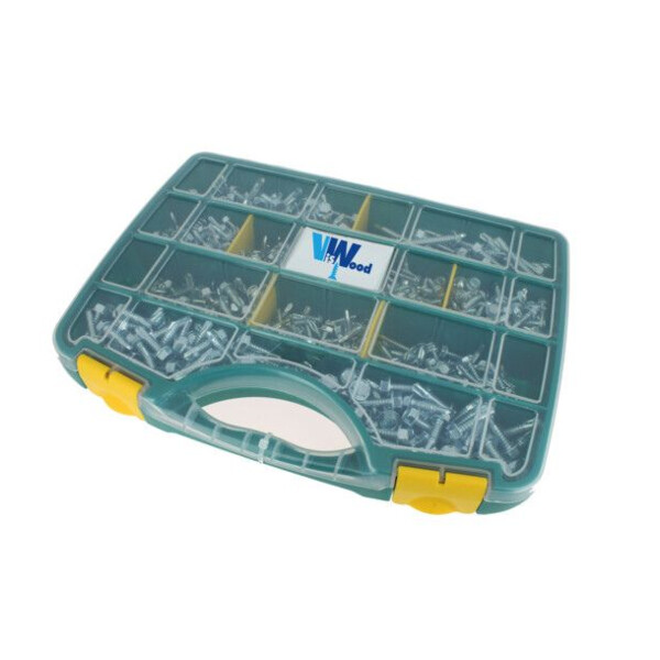 Coffret 905 vis autoperceuses acier th