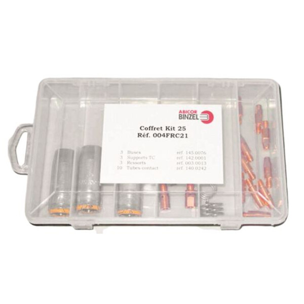 Coffret accessoires mig type 15/25 d 1,0