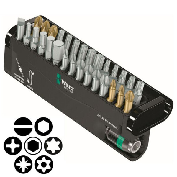 Coffret d'embouts bit-check 30 universel 1 (30 pieces)