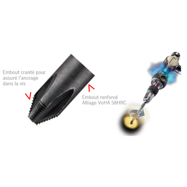 Coffret d'embouts d'extraction 9 pièces