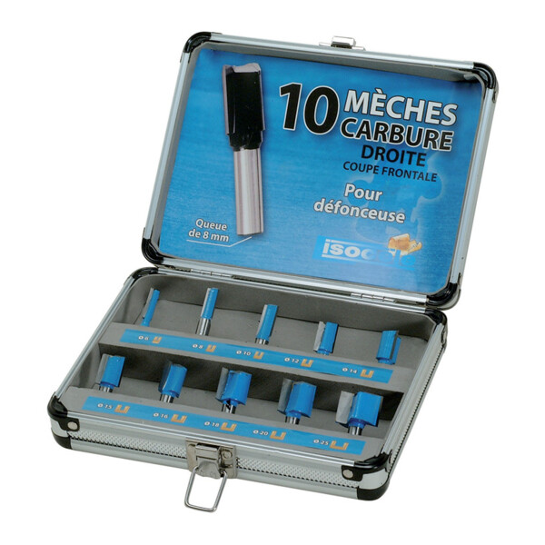 Coffret de défonçage 10 pièces