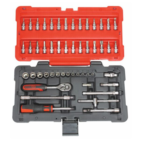 Coffret douilles et accessoires ultimate® 1/4'' (50 pieces)