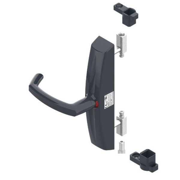 Crémone dualis encastrée