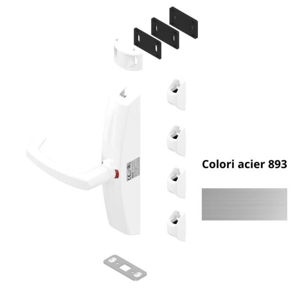 Crémone pompier dualis en applique