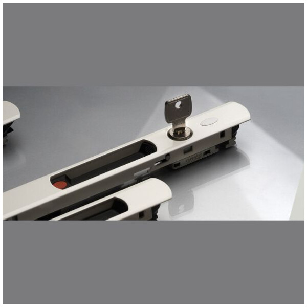 Cuvette olé top avec deux éléments de fixation et clé - manœuvre noire