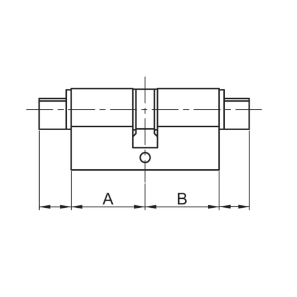 Cylindre triangle dépassant série 562