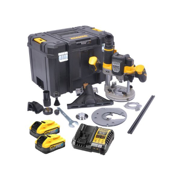 Défonceuse xr 18v 5ah brushless 8-12mm powerstack