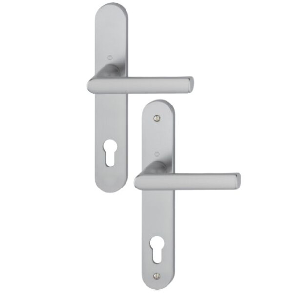 Poignée de porte plaque large  hamburg saillie normale