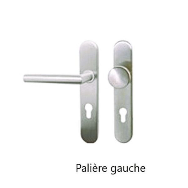 Ensemble inox sur plaque charleston