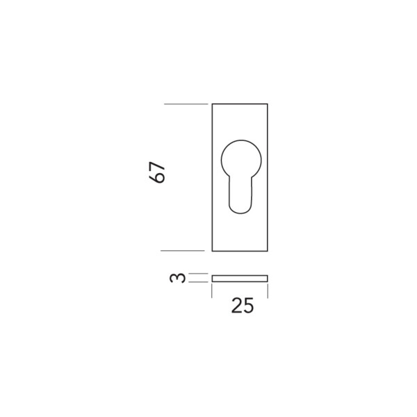 Entrée de cylindre adhésive