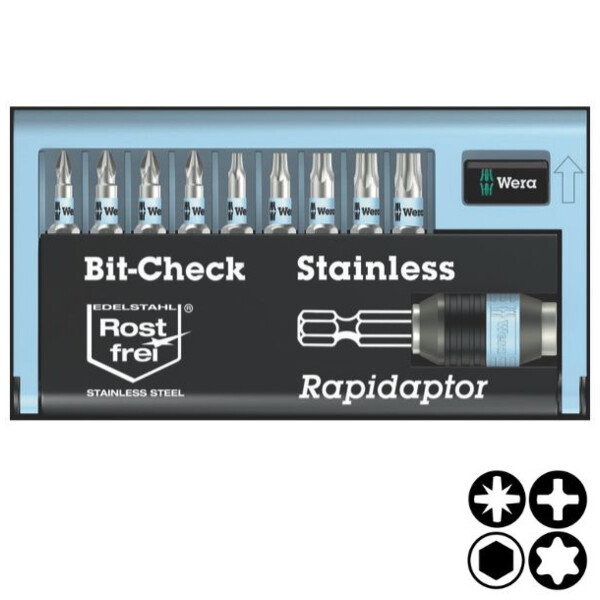 Etui d'embouts bit-check 10 inox 1 (10 pieces)