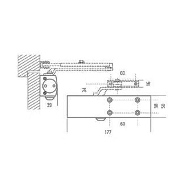Ferme porte ts 1500-1500g