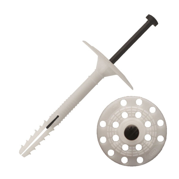 Fixation isolant clou a frapper