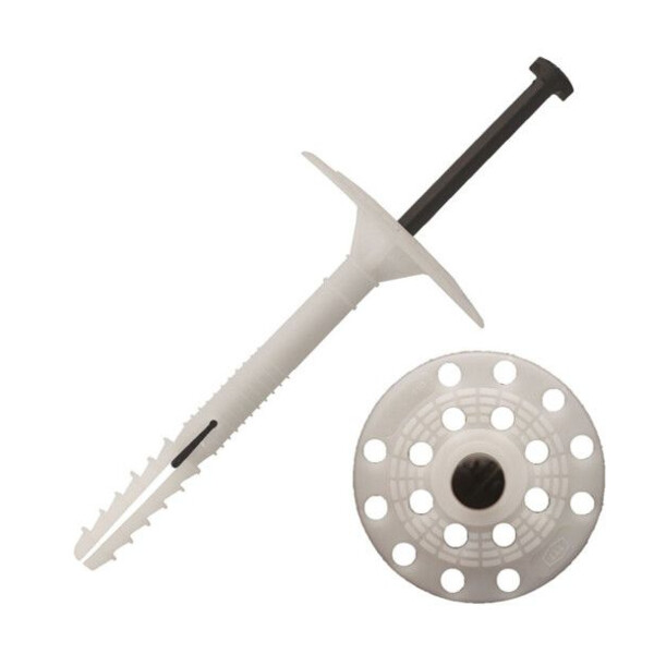 Fixation isolant clou a frapper