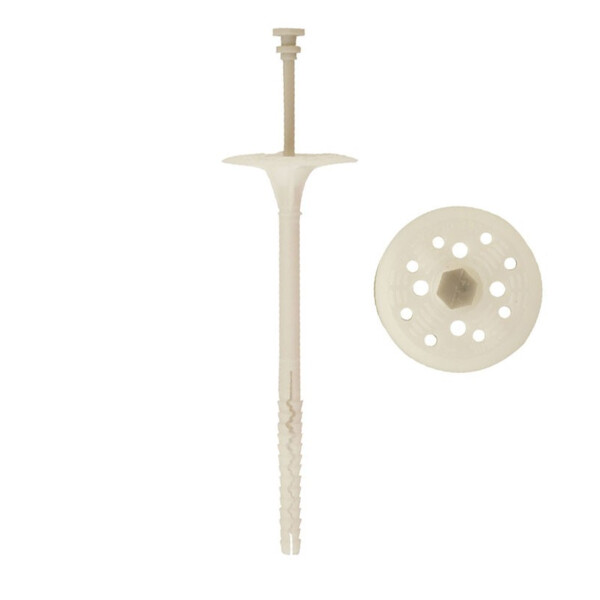 Fixation isolant clou long a frapper