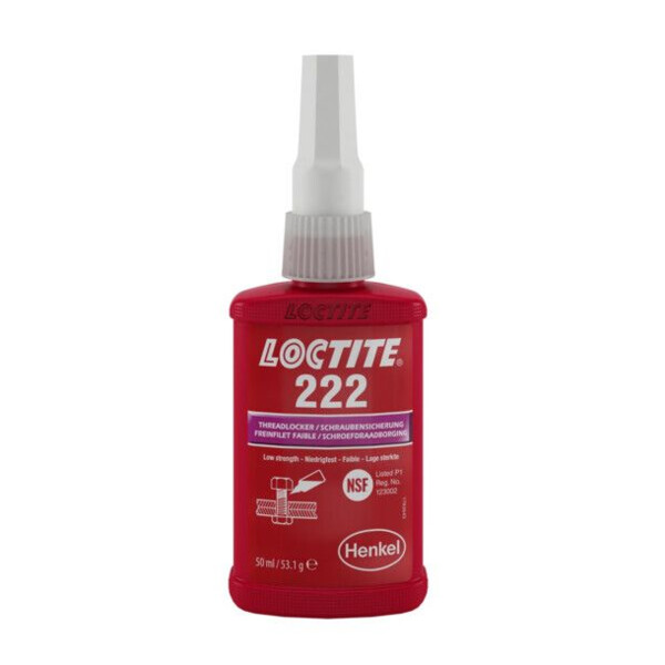 Frein filet faible loctite 222 50 ml