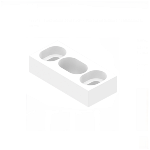 Gâche haute pour verrou dator