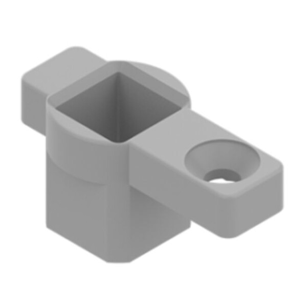 Gâche pour crémone pompier encastrée