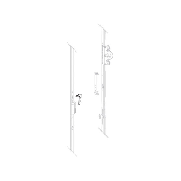 Gâche pour houssette de porte