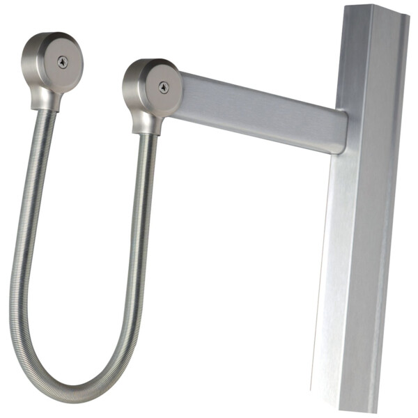 Goulotte + passe-câble inox 