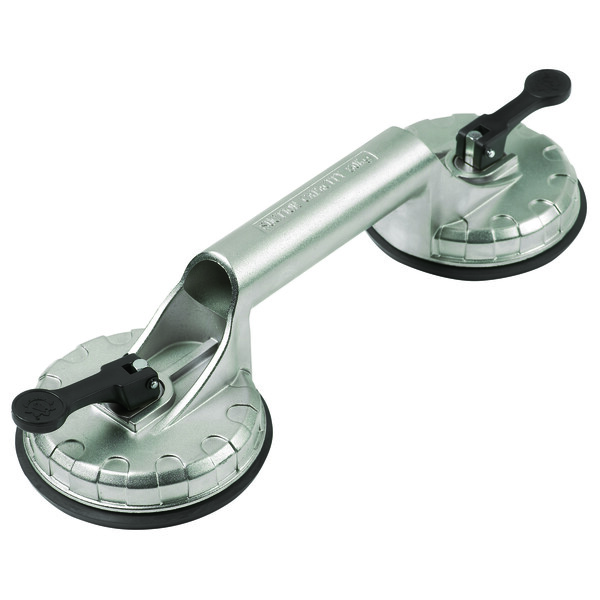 Ventouse de prehension double aluminium 60 kg