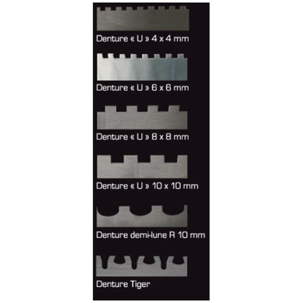 Platoir a colle inox 280x115mm (avec 6 lames)