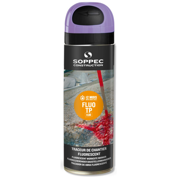 Traceur de chantier fluo tp 650 ml