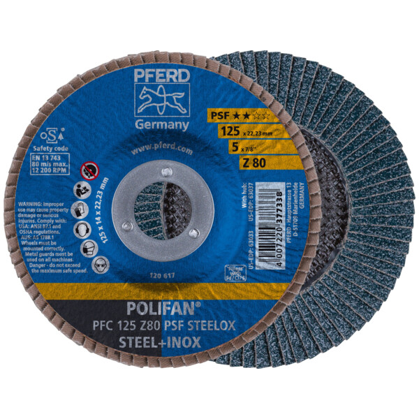 Disque a lamelles polifan® psf steelox