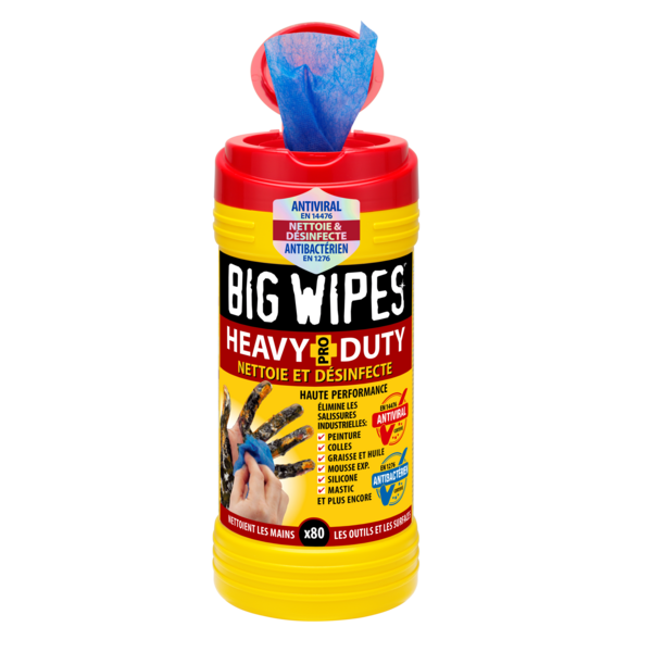 Lingette nettoyante et desinfectante big wipes