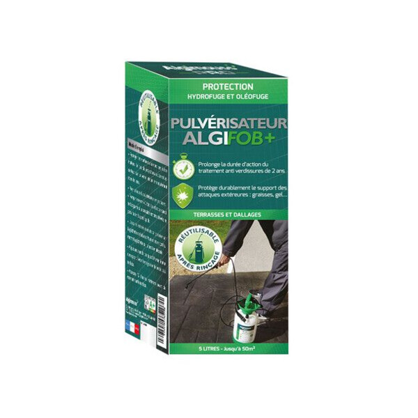 Impermeabilisant terrasses et dallages algifob+ avec pulverisateur 5l