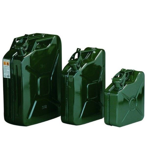 Jerrycan tole hydrocarbures norme un