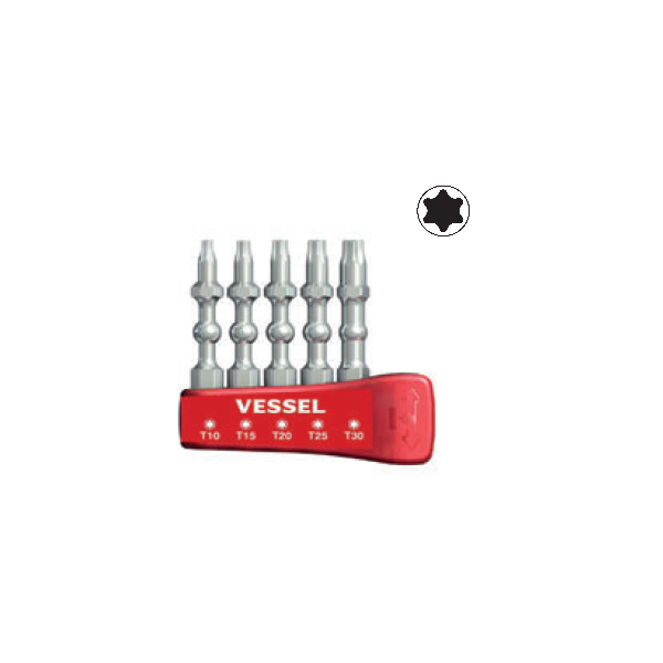 Jeu 5 embouts impacts ball