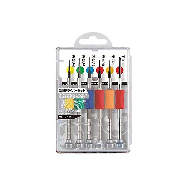 Jeu 6 tournevis precision microstix