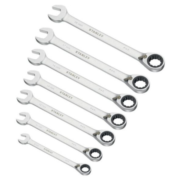 Jeu 7 clés mixtes à cliquet